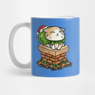 Cat stuck in Chimney Mug